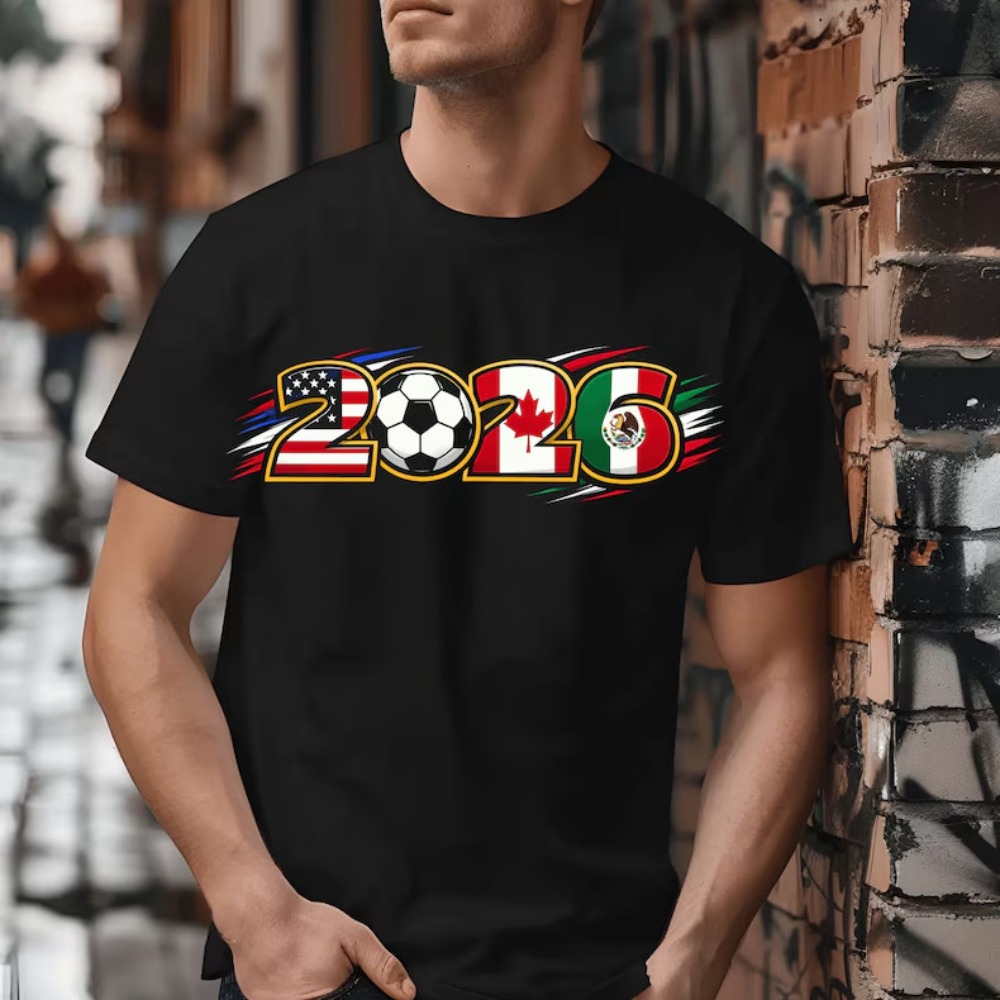 Summer Clothing Women Canada - T-shirt in cotone con grafica calcio