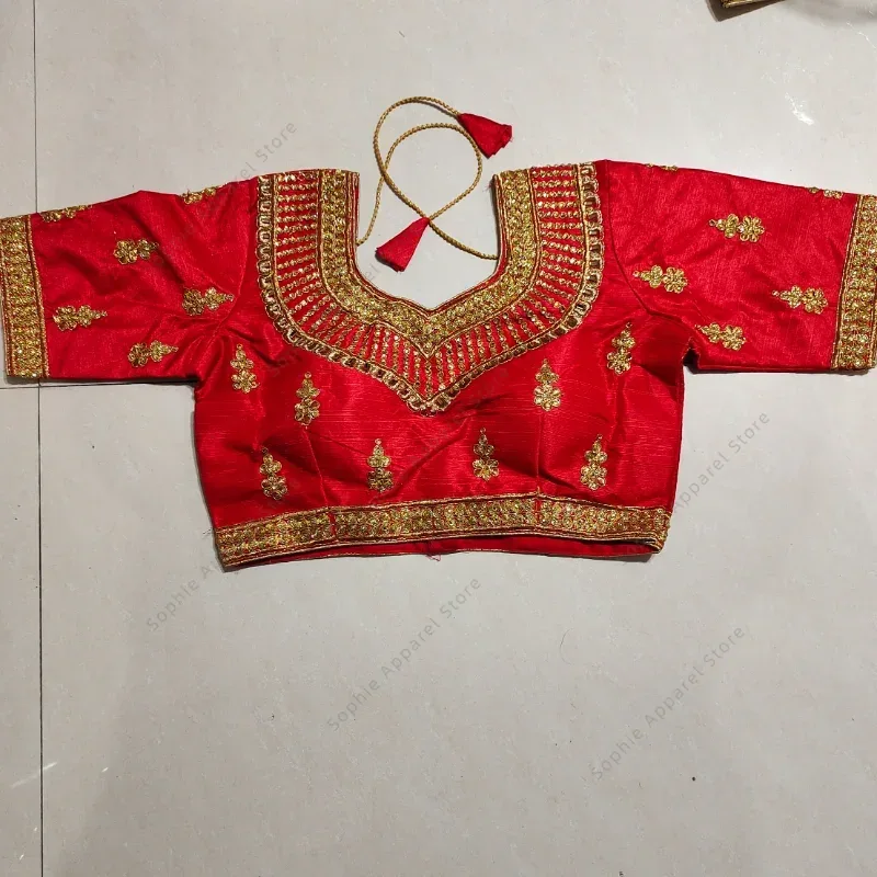 Summer Clothing Pakistan - Abbigliamento tradizionale indiano Sari Top Camicetta