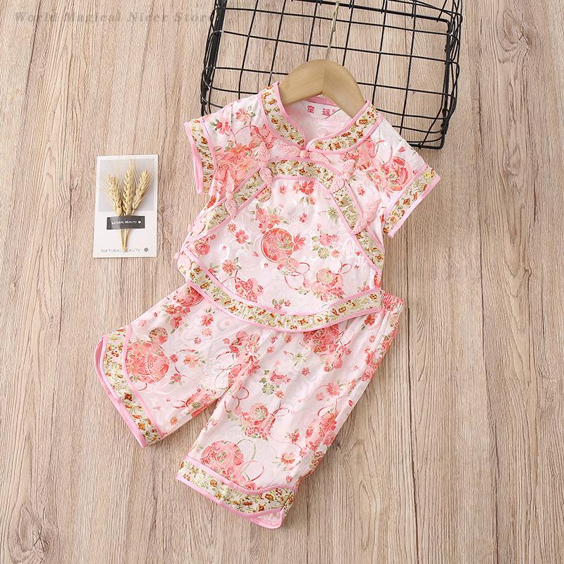 Completo Cheongsam Estivo per  - Summer Clothing Baby Girl recensione e prezzo