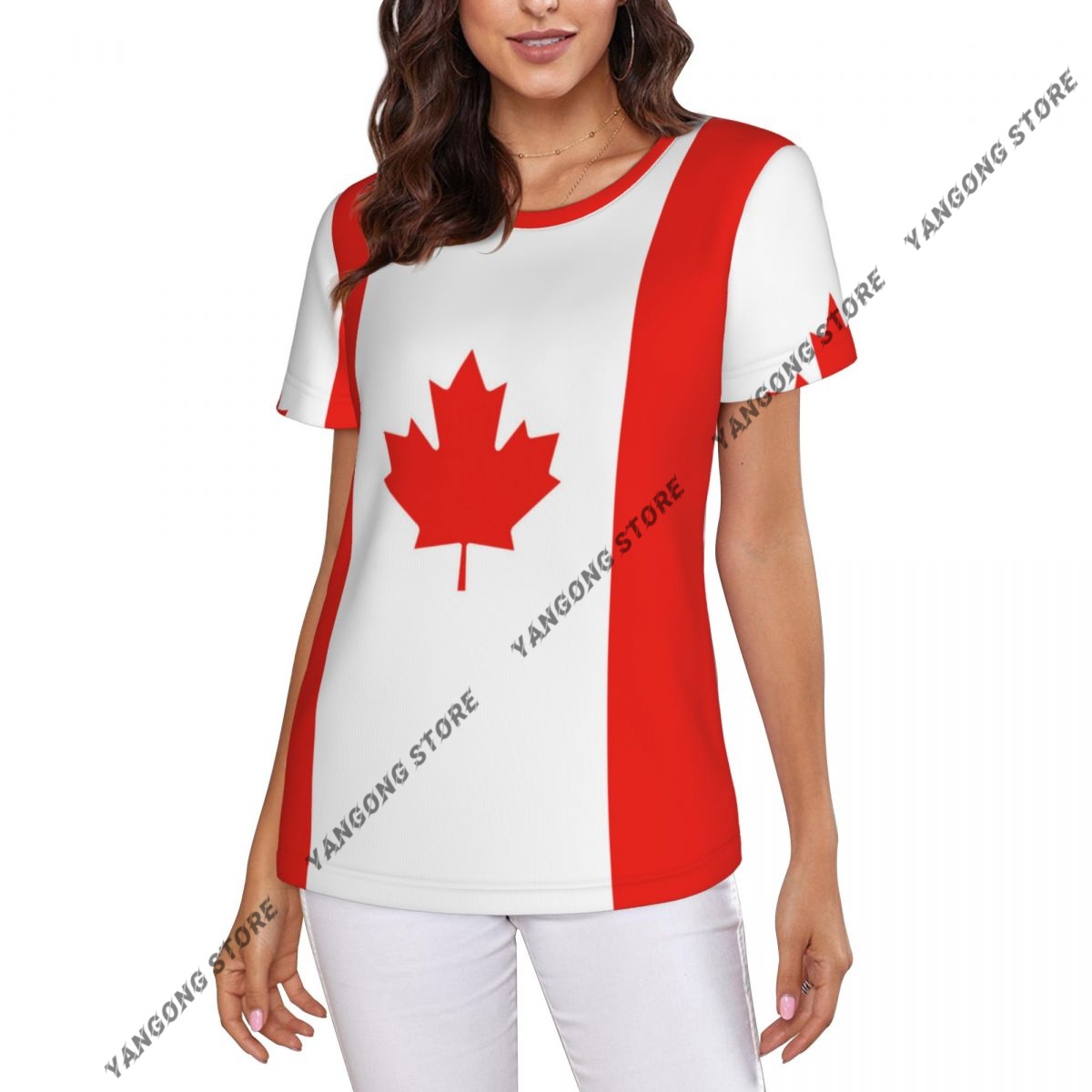 T-shirt da donna Canada Bandie - Summer Clothing Women Canada recensione e prezzo