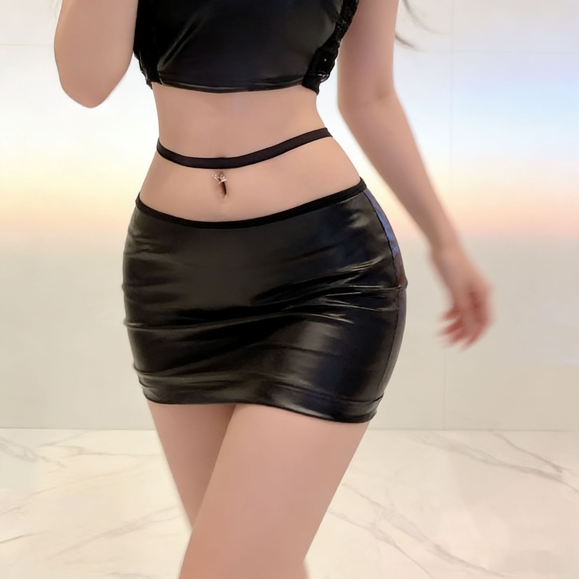 Minigonna avvolgente in PU sex - Summer Clothing Wraps recensione e prezzo