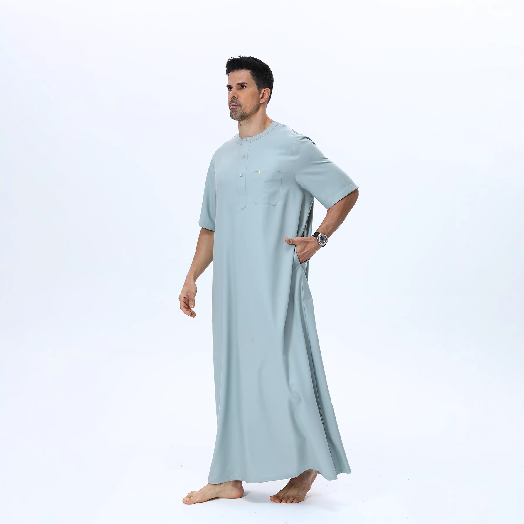 Abaya Kaftan per Uomo Musulman - Summer Clothing Pakistan recensione e prezzo