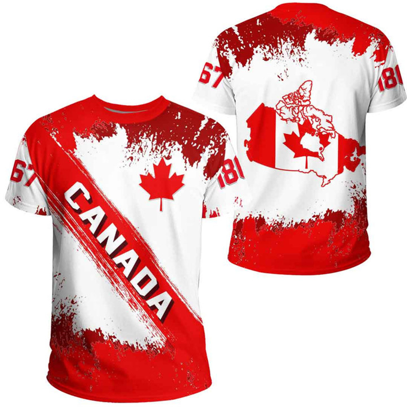 Canada Day T-shirt bandiera ca - Summer Clothing Women Canada recensione e prezzo
